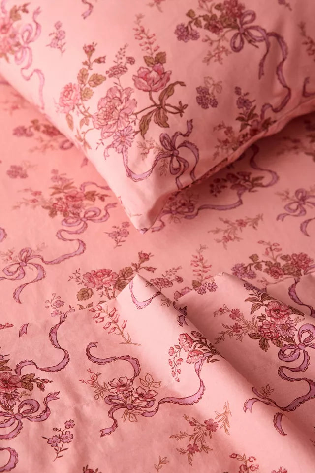 Blush Garden Elegance – Complete bedsheet