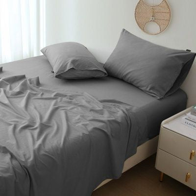 Gray Solid – Complete bedsheet