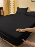 Black Solid – Fitted Sheet