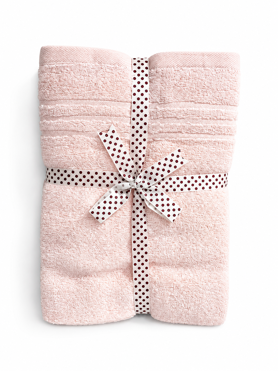 3-Piece Cotton Towel Set – Pink