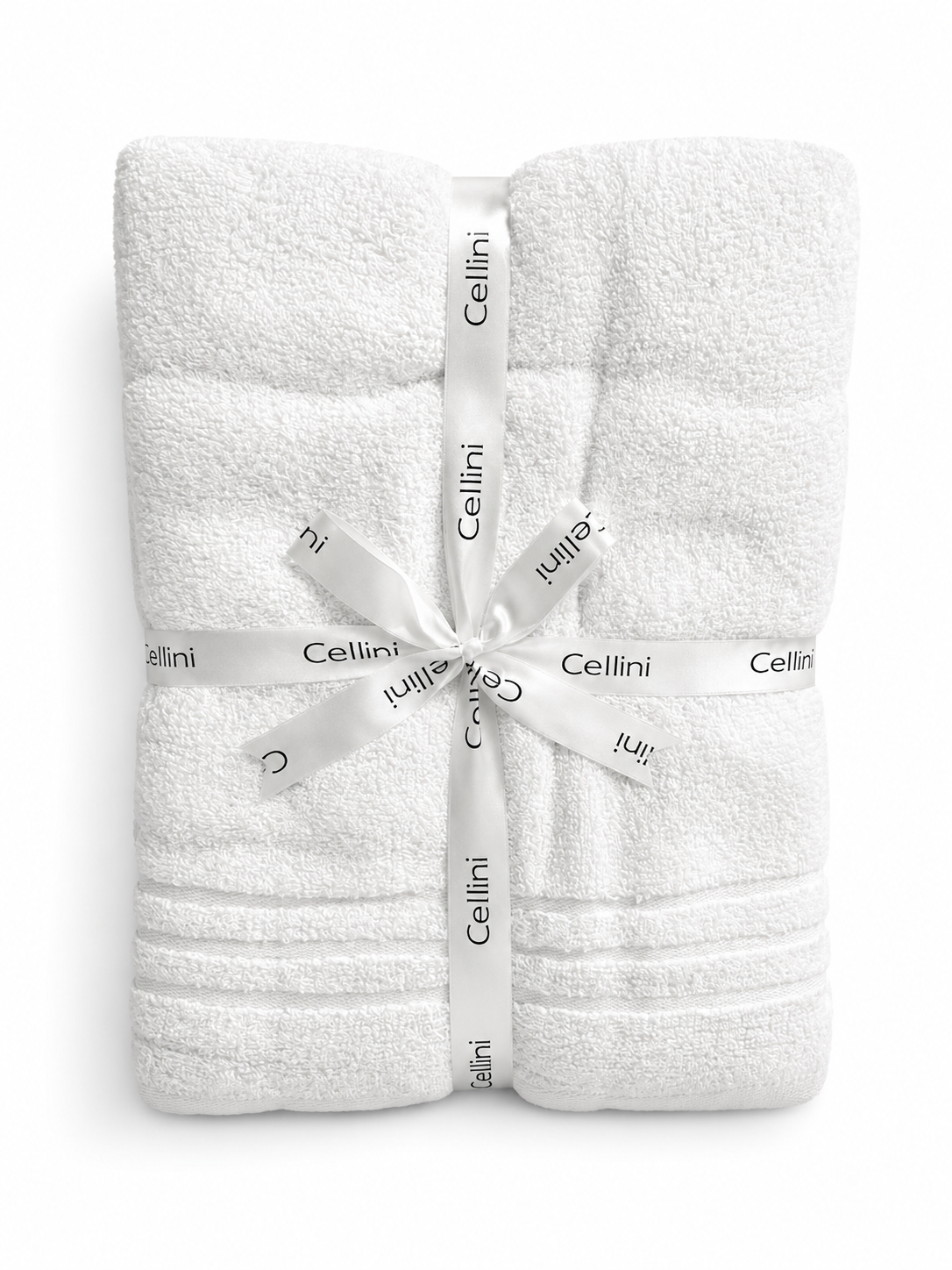 3-Piece Cotton Towel Set – White