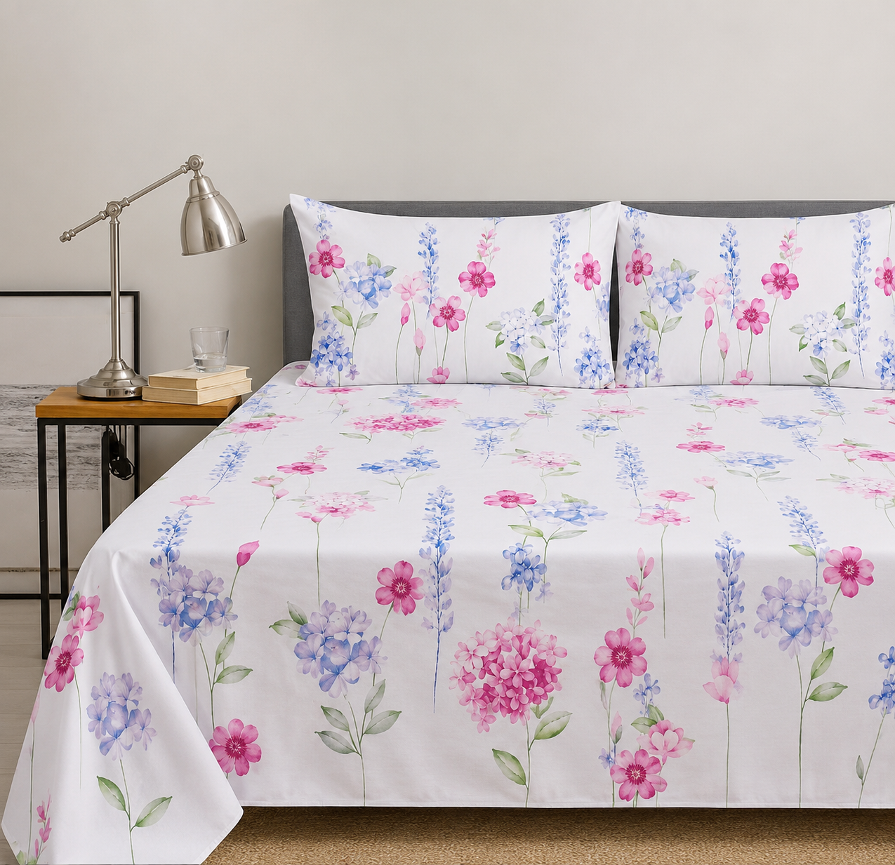 Citrus Bloom – Complete bedsheet
