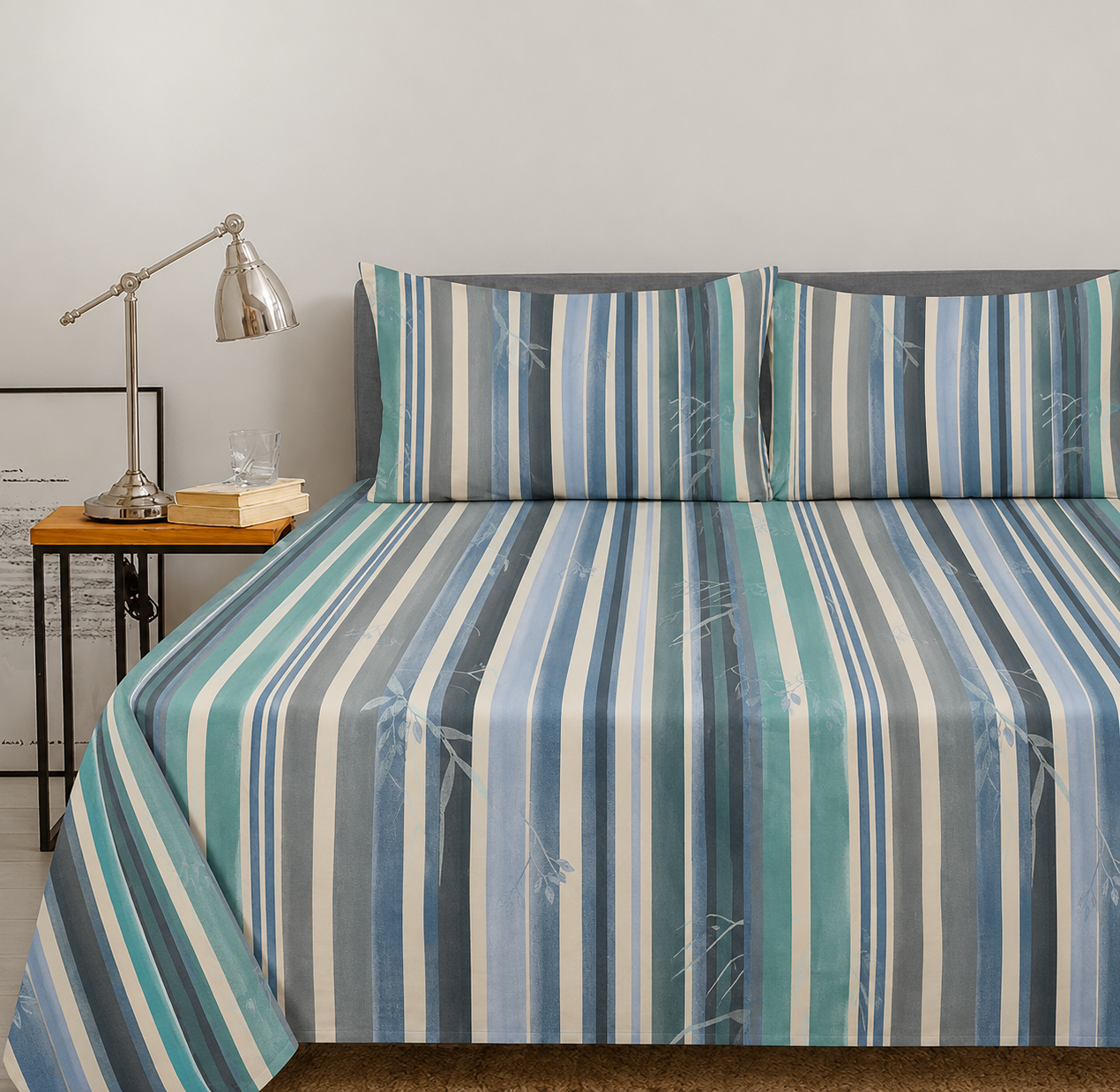 Aqua Lines – Complete bedsheet