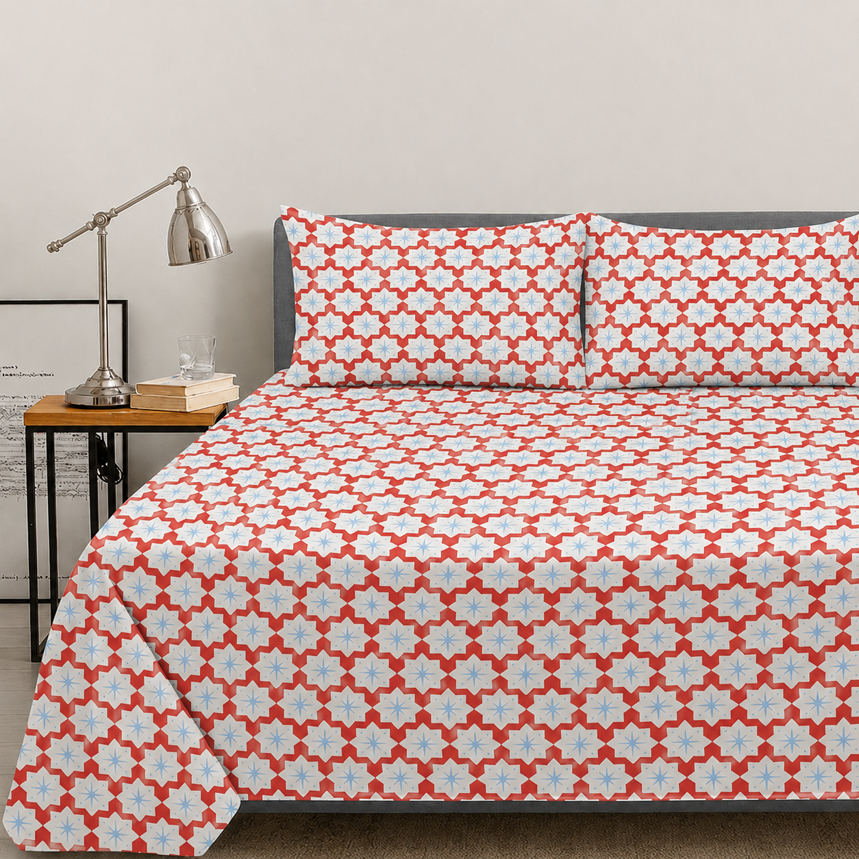 Red Harmony – Complete bedsheet