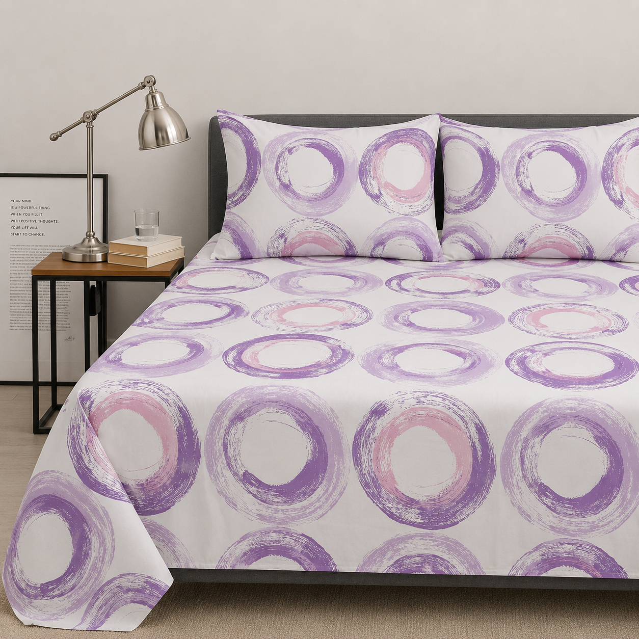 Violet Echo – Fitted Sheet
