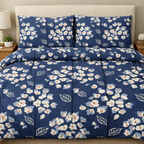 Indigo Bloom – Complete bedsheet