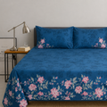 Sapphire Bloom - Complete bedsheet