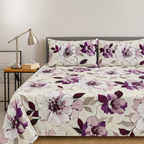 Purple Blossom Garden - Complete bedsheet