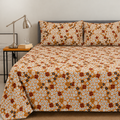Cinnamon Petals - Complete bedsheet