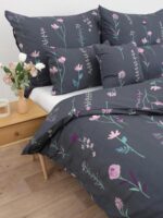 Midnight Blossom Garden - Complete bedsheet - Image 2