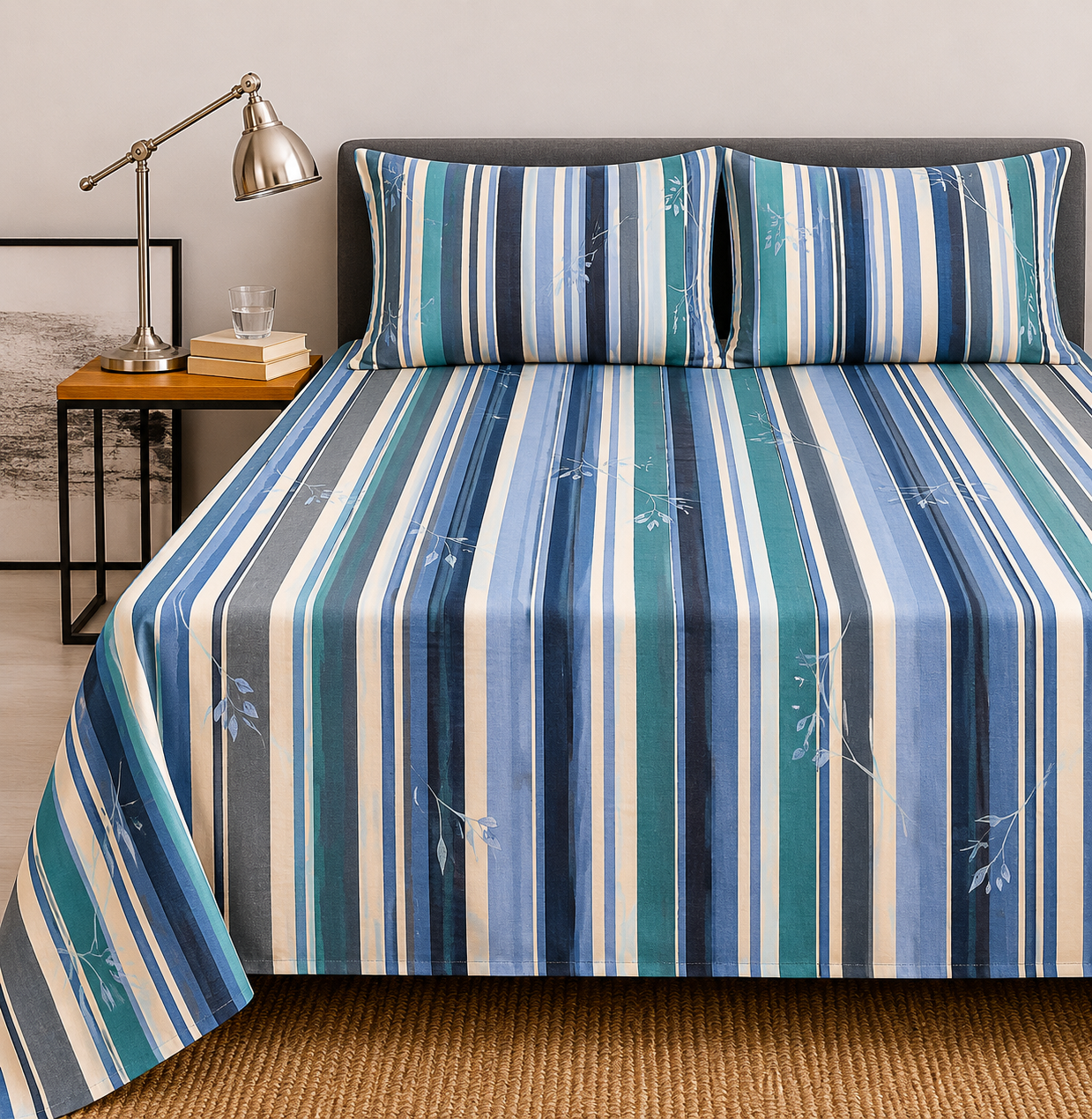 ChatGPT Image Jun 2, 2026, 10_45_33 AM Aqua Lines – Bedding set - Image 1