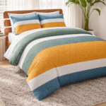 Modern Stripe Print – Fitted sheet