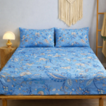 Blue Meadow Bliss - Complete bedsheet