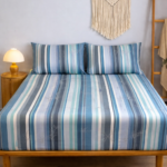 Aqua Lines – Fitted sheet