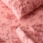 Blush Garden Elegance – Fitted sheet