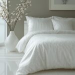 White stripe - Complete bedsheet