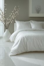 White stripe - Complete bedsheet