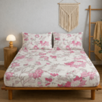 Soft Petal Elegance - Complete bedsheet