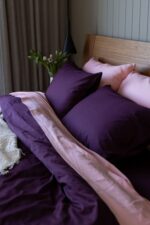 Purple solid - Complete bedsheet - Image 2