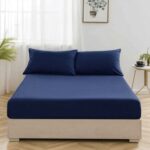 Blue Solid - Complete bedsheet